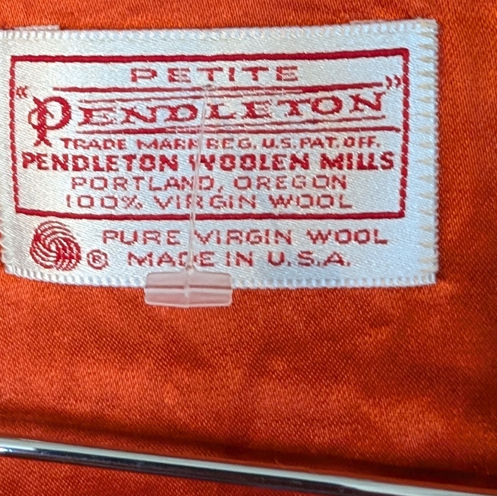 PENDLETON Wool Petite Rust Brown Jacket - image 6